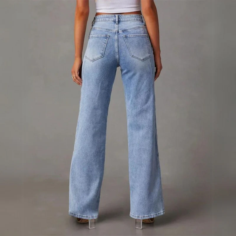 Women’s High-Waisted Wide-Leg Jeans