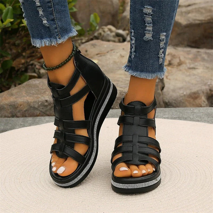 Women’s Gladiator Sandals with Platform Sole