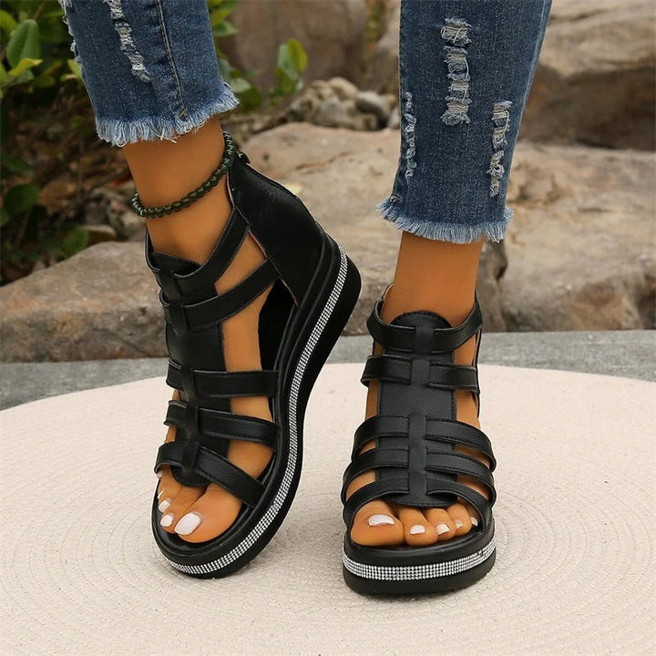 Women’s Gladiator Sandals with Platform Sole
