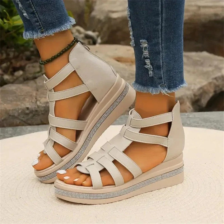 Women’s Gladiator Sandals with Platform Sole