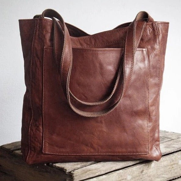 Women’s Large Tote Bag with Front Pocket