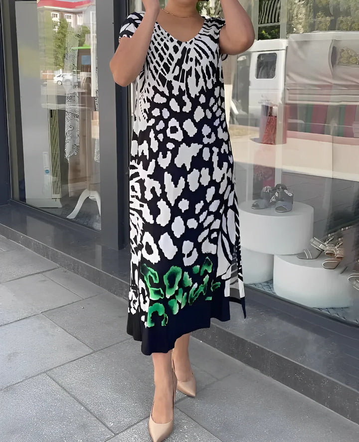 Women’s Printed Summer Dress | Midi