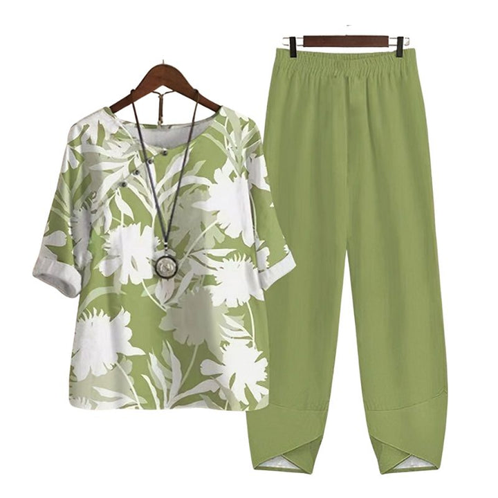 Women’s Two-Piece Shirt and Pants Set
