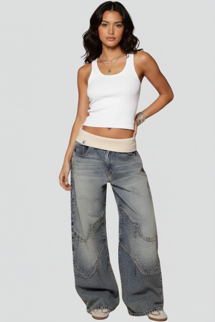 Women’s Wide-Leg Denim Pants